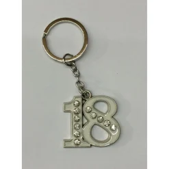 PORTACHIAVI 18 ANNI BOMBONIERA COMPLEANNO GADGET FESTA PARTY REGALO DICIOTTESIMO