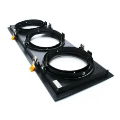 PORTAFARETTI INCASSO TRIPLO PER FARETTO AR111 RETTANGOLARE ORIENTABILE P-AR111-3