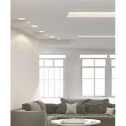 PORTAFARETTO AD INCASSO FISSO SUPPORTO TONDO PER FARETTI LAMPADA IN ALLUMINIO P32