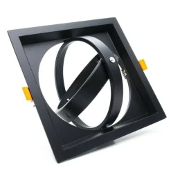 PORTAFARETTO INCASSO AR111 QUADRATO SUPPORTO PER FARETTI ILLUMINAZIONE P-AR111-1