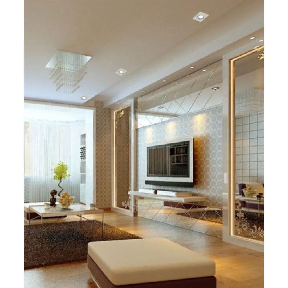 PORTAFARETTO INCASSO PER FARETTO QUADRATO P16 VETRO GLITTERATO BIANCO ARGENTO ORO