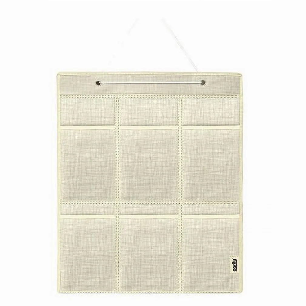 PORTAOGGETTI ORGANIZER A SOSPENSIONE 6 TASCHE TESSUTO BAGNO CAMERA 59X36CM 69714