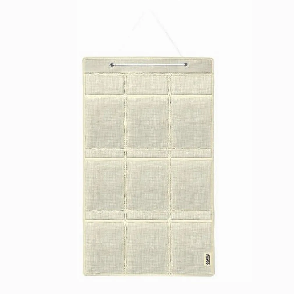 PORTAOGGETTI ORGANIZER A SOSPENSIONE 9 TASCHE TESSUTO BAGNO CAMERA 45X78CM 69715