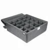 PORTAOGGETTI TESSUTO ORGANIZER CONTENITORE BIANCHERIA 20 POSTI 32X32X12 CM 69720