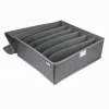 PORTAOGGETTI TESSUTO ORGANIZER CONTENITORE BIANCHERIA 6 POSTI 32X32X12 CM 69716