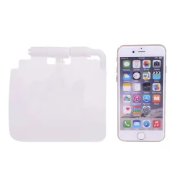 PORTAROTOLO CARTA IGIENICA CON VENTOSA A PARETE PORTA ROTOLO IN PLASTICA COPRI