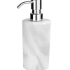 PORTASAPONE EFFETTO MARMO BIANCO PORTA SAPONE ESY_10379 DISPENSER SAPONE