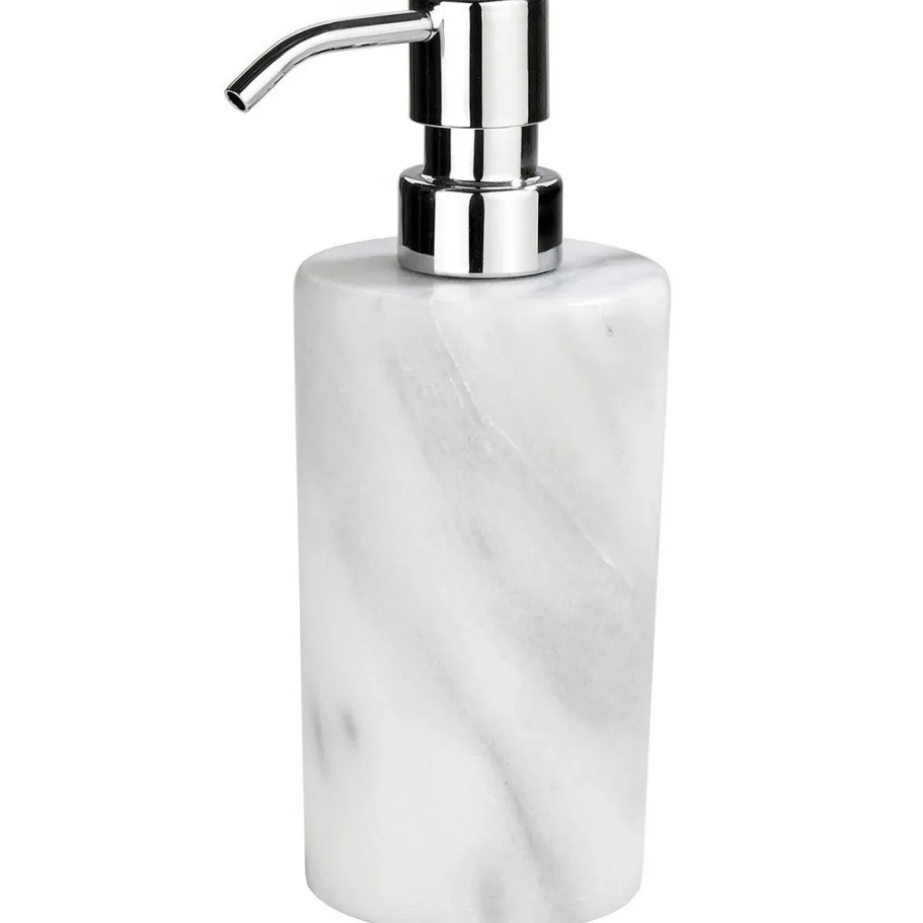 PORTASAPONE EFFETTO MARMO BIANCO PORTA SAPONE ESY_10379 DISPENSER SAPONE