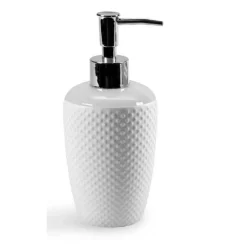 PORTASAPONE LIQUIDO GOLF 18 CM DISPENSER IN CERAMICA 2 COLORI ASSORTITI 749599