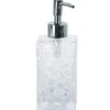 PORTASAPONE RETTANGOLARE CRISTALLO PORTA SAPONE ESY_10362 DISPENSER SAPONE