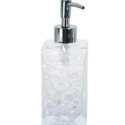 PORTASAPONE RETTANGOLARE CRISTALLO PORTA SAPONE ESY_10362 DISPENSER SAPONE