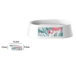 PORTASAPONE SAPONETTA ACCESSORIO PER BAGNO IN PLASTICA 13.2CM FENICOTTERI 69966