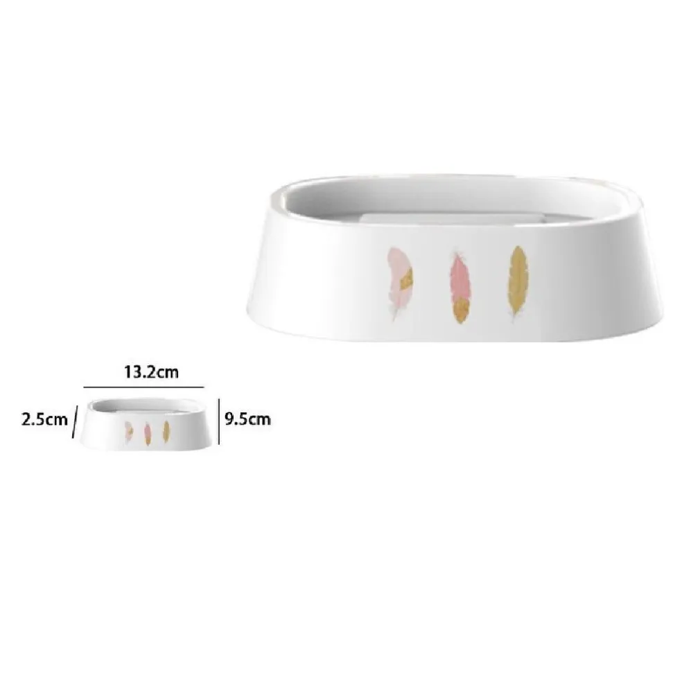 PORTASAPONE SAPONETTA ACCESSORIO BAGNO BIANCO CON PIUME IN PLASTICA 13.2CM 69801