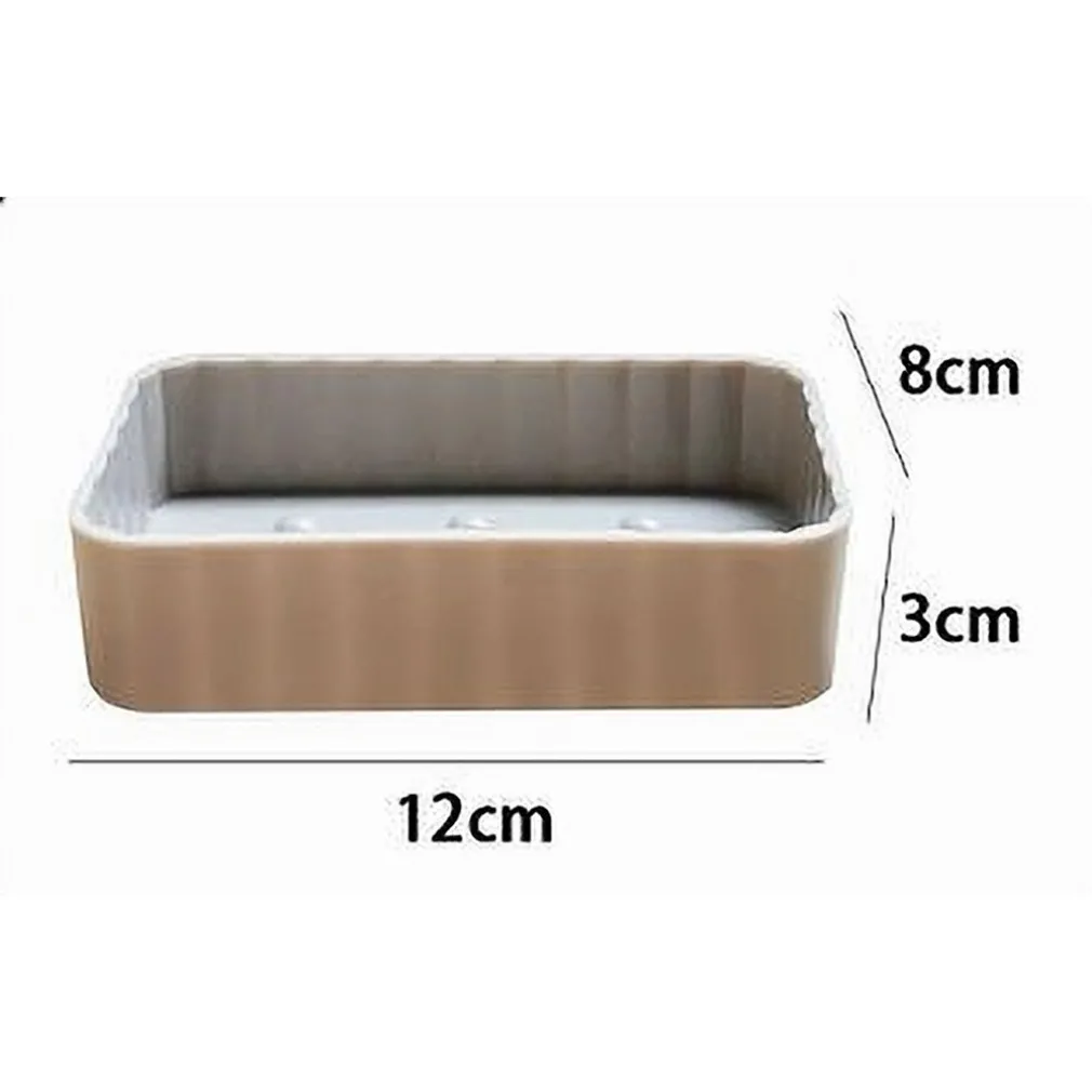 PORTASAPONE SAPONETTA BAGNO RETTANGOLARE TORTORA RIGATO ACCESSORIO ARREDO 79192