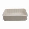 PORTASAPONE SAPONETTA DA BAGNO RETTANGOLARE BIANCO RIGATO ACCESSORI ARREDO 79164