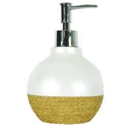 PORTASAPONE SFERICO BIANCO PERLA PORTA SAPONE ESY_10375 DISPENSER SAPONE