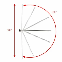 PORTASCIUGAMANI DA PARETE BAGNO 2 BRACCI REGOLABILI PORTA ASCIUGAMANI IN ACCIAIO
