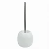 PORTASCOPINO IN CERAMICA BIANCO CON SCOPINO MODERNO ACCESSORI ARREDO BAGNO 79247