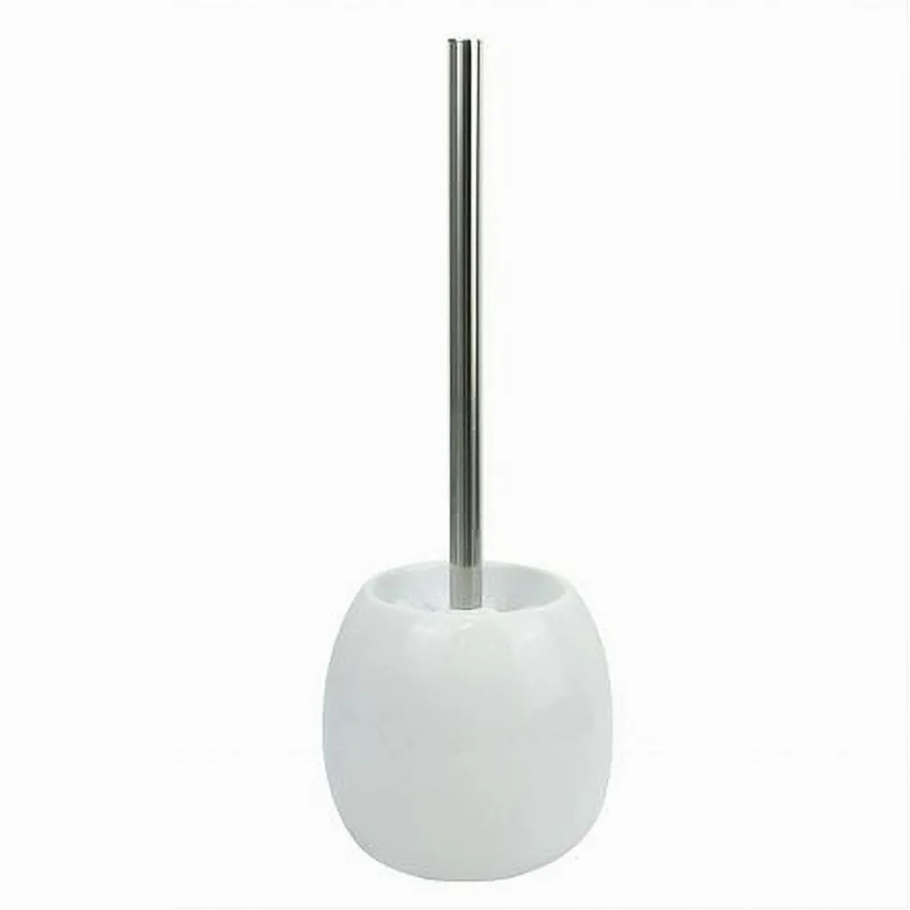 PORTASCOPINO IN CERAMICA BIANCO CON SCOPINO MODERNO ACCESSORI ARREDO BAGNO 79247