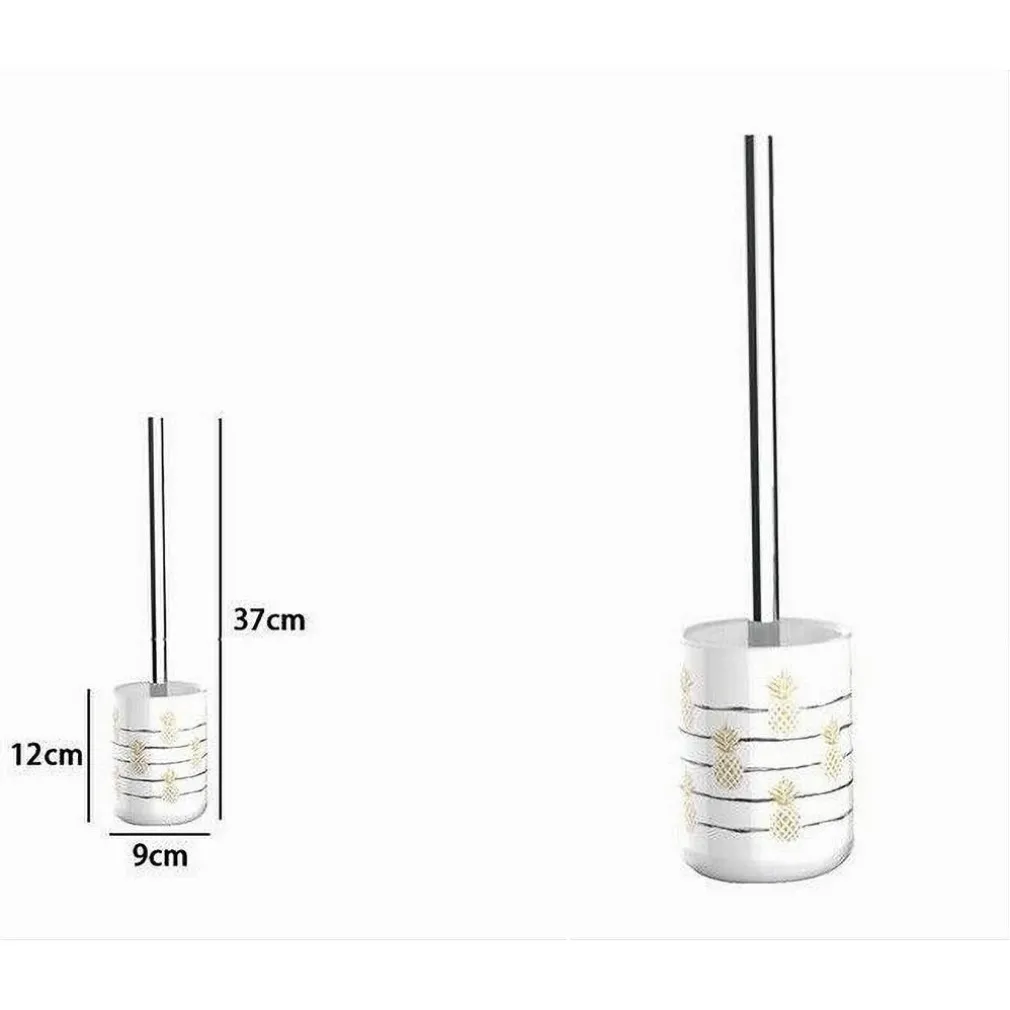 PORTASCOPINO PORTA SCOPINO BAGNO WC TOILETTE ANANAS CON SCOPINO COMPLETO 69755