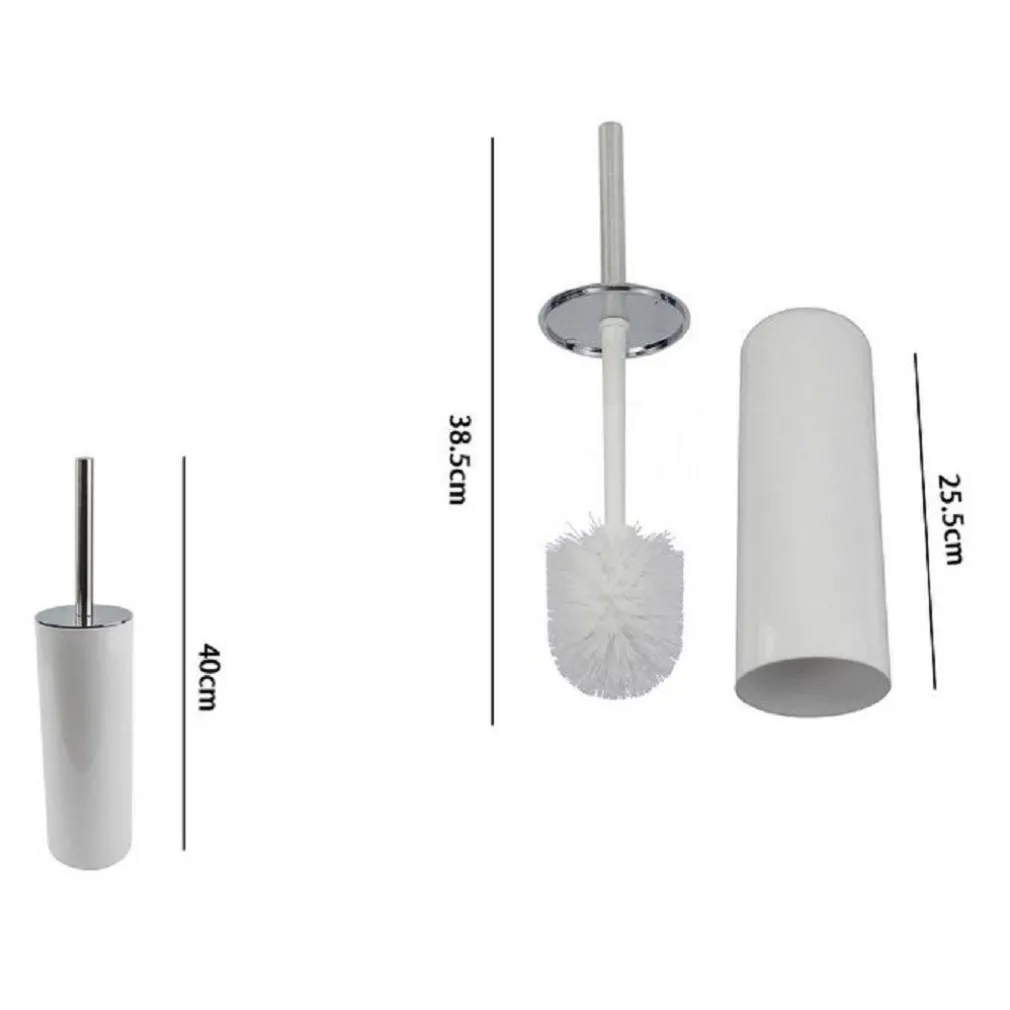 PORTASCOPINO PORTA SCOPINO CON SCOPETTINO WC BAGNO WATER BIANCO SILVER 69481