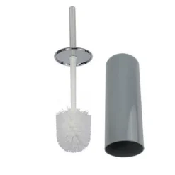 PORTASCOPINO PORTA SCOPINO CON SCOPETTINO WC BAGNO WATER GRIGIO SILVER 69483