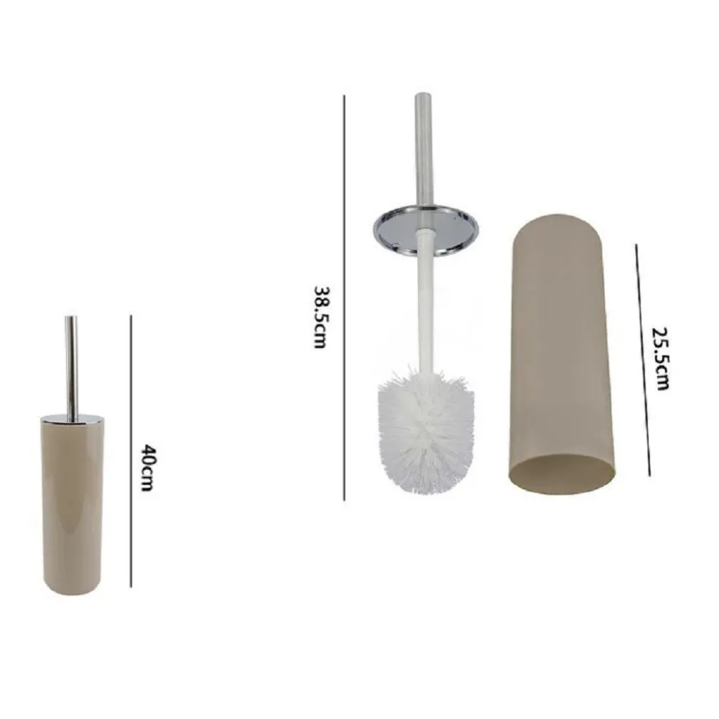 PORTASCOPINO PORTA SCOPINO CON SCOPETTINO WC BAGNO WATER TORTORA SILVER 69482