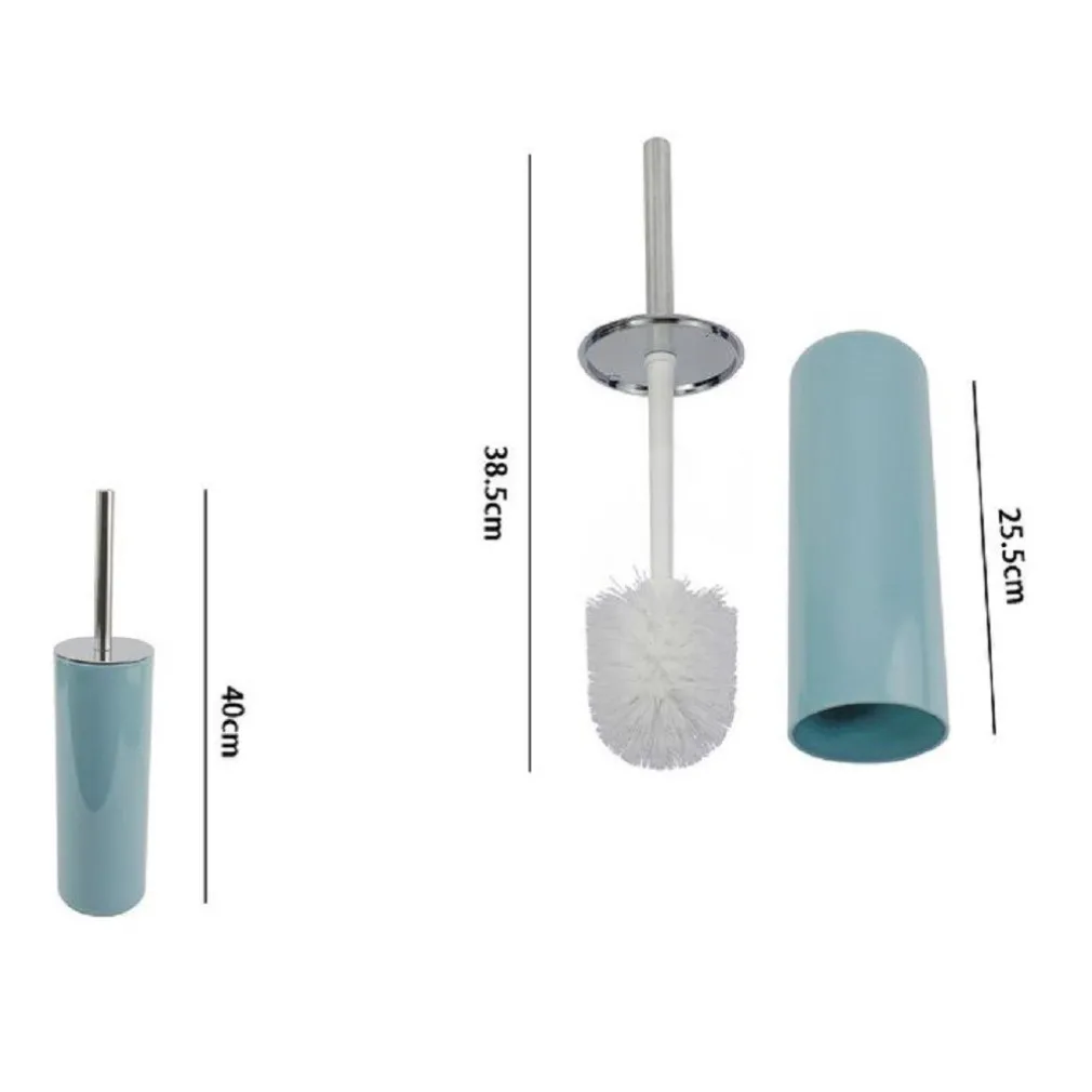 PORTASCOPINO PORTA SCOPINO CON SCOPETTINO WC BAGNO VERDE PETROLIO SILVER 69484