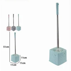 PORTASCOPINO QUADRATO DECORO SASSI COLORATO BAGNO WC TOILETTE CON SCOPINO 59136