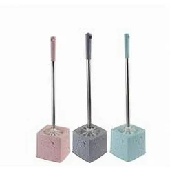 PORTASCOPINO QUADRATO DECORO SASSI COLORATO BAGNO WC TOILETTE CON SCOPINO 59136