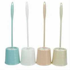 PORTASCOPINO ROTONDO COLORATO RIGATO PER BAGNO WC TOILETTE CON SCOPINO 79300