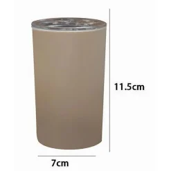 PORTASPAZZOLINI BICCHIERE DENTIFRICIO ACCESSORI ARREDO BAGNO TORTORA 3 FORI 79190