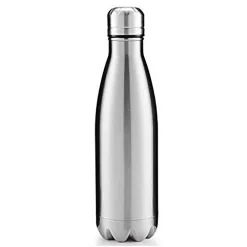 PORTATILE BORRACCIA BOTTIGLIA D'ACQUA ACCIAIO INOX TERMICA CALDO FREDDO 500 ML