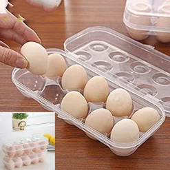 PORTAUOVO PORTA UOVO 10 POSTI CON DIVISORIO PER UOVA IN PLASTICA CONTENITORE