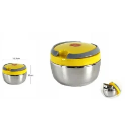 PORTAVIVANDE ERMETICO 800 ML CONTENITORE INOX ABS CONTENITORE PORTA PRANZO