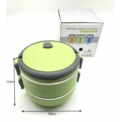 PORTAVIVANDE ERMETICO 1400ML CONTENITORE INOX ABS CONTENITORE PORTA PRANZO