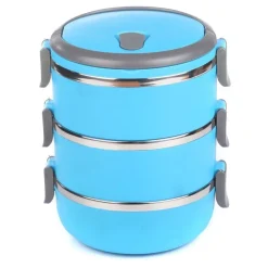 PORTAVIVANDE ERMETICO 2100ML CONTENITORE INOX ABS CONTENITORE PORTA PRANZO