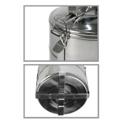 PORTAVIVANDE PIRAMIDE 2 LIVELLI CONTENITORE PORTA PRANZO VIVANDE CIBO ALIMENTI