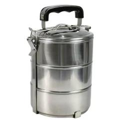 PORTAVIVANDE PIRAMIDE 3 LIVELLI CONTENITORE PORTA PRANZO VIVANDE CIBO ALIMENTI