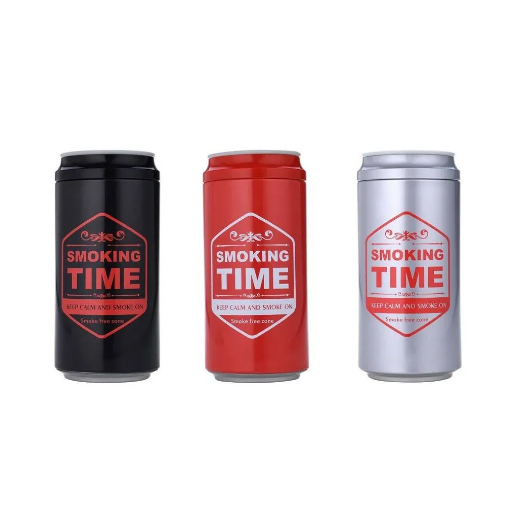 POSACENERE PORTACENERE A BARATTOLO CON LED AUTO CAMPER CASA UFFICIO PRATICO