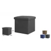 POUFF PUFF POUF CONTENITORE IMBOTTITO CON SEDUTA IN TESSUTO 30 X 30 X 30CM 69584
