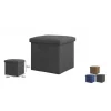 POUFF PUFF POUF CONTENITORE IMBOTTITO CON SEDUTA IN TESSUTO 38 X 38 X 35CM 69586