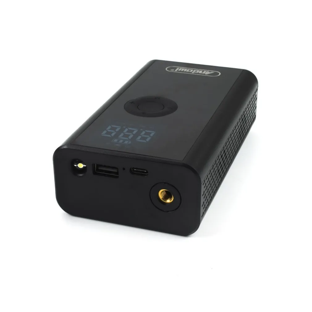 POWERBANK 4000MAH COMPRESSORE D'ARIA A BATTERIA DIGITALE POMPA 5V 2 IN 1 Q-DQ555