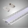 PROFILO AD INCASSO A SCOMPARSA ALLUMINIO 2 MT COPERTURA OPACA STRIP LED AL-12