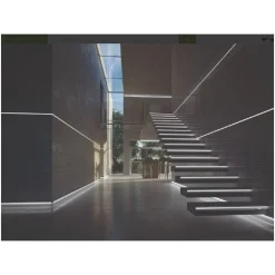 PROFILO AD INCASSO PER CARTONGESSO ALLUMINIO 2 MT CON COPERTURA OPACA AL-18