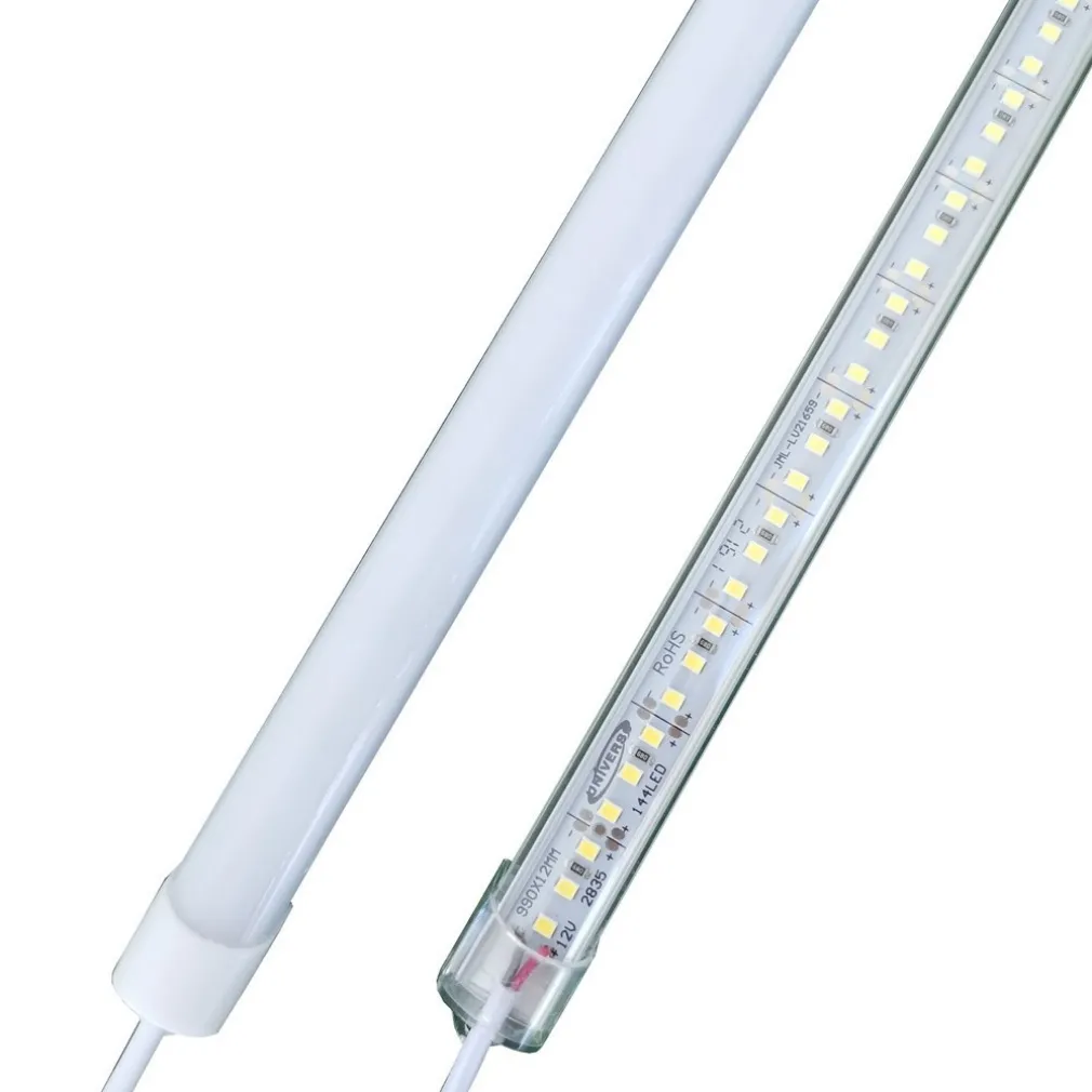 PROFILO BARRA RIGIDO STRIP LED DA 1 METRO 5630SMD LUCE BIANCO FREDDO E CALDO 18W