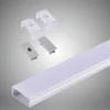 PROFILO IN ALLUMINIO 2 MT SLIM CON COPERTURA OPACA PER STRIP LED STRISCE AL-14