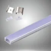 PROFILO IN ALLUMINIO 2 MT INCASSO PER STRIP LED CON COPERTURA PLASTICA AL-03