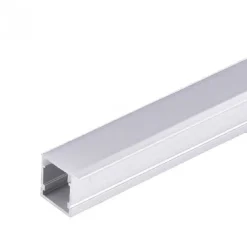 PROFILO IN ALLUMINIO DA 2 MT INCASSO CON COPERTURA OPACA PER STRIP LED AL-16