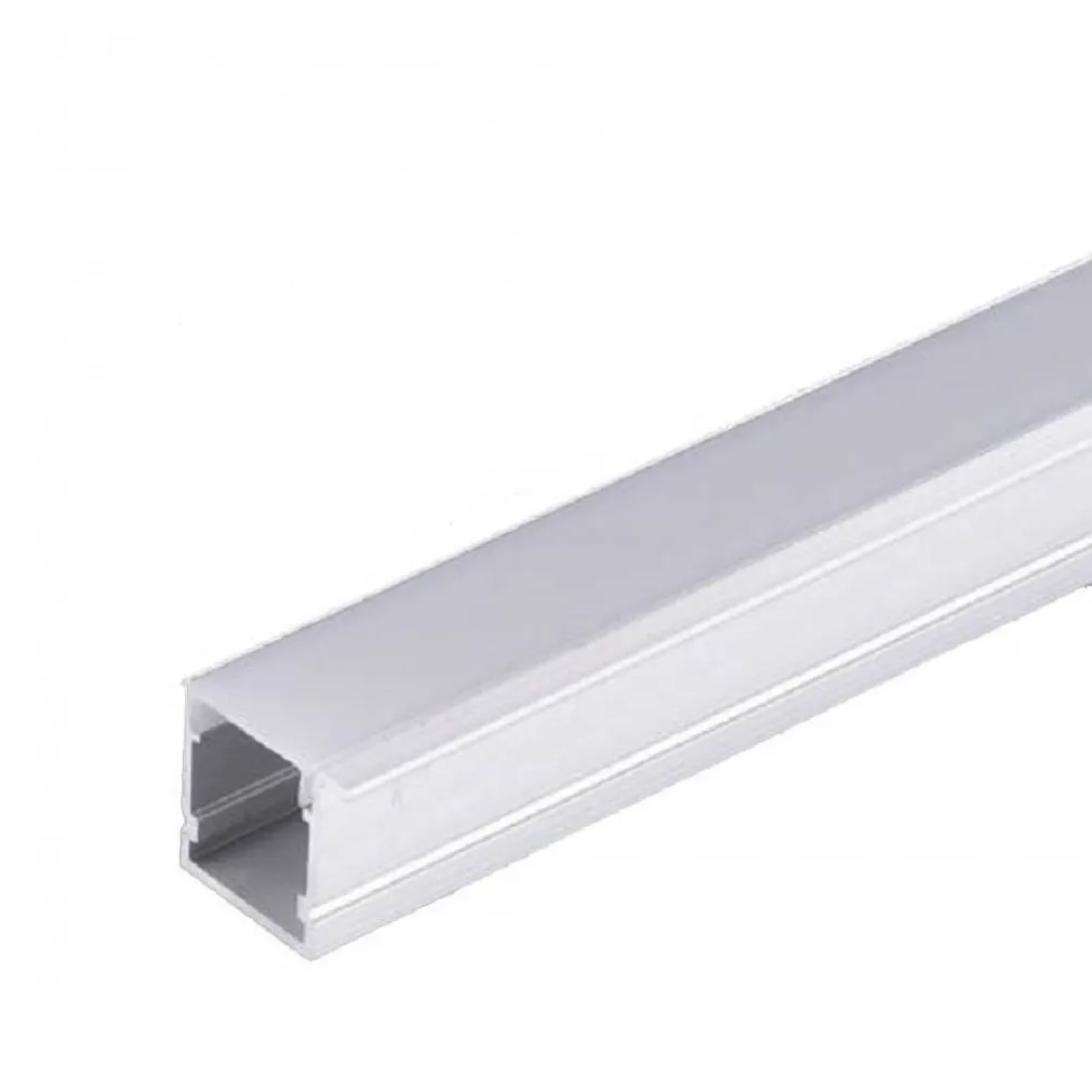 PROFILO IN ALLUMINIO DA 2 MT INCASSO CON COPERTURA OPACA PER STRIP LED AL-16